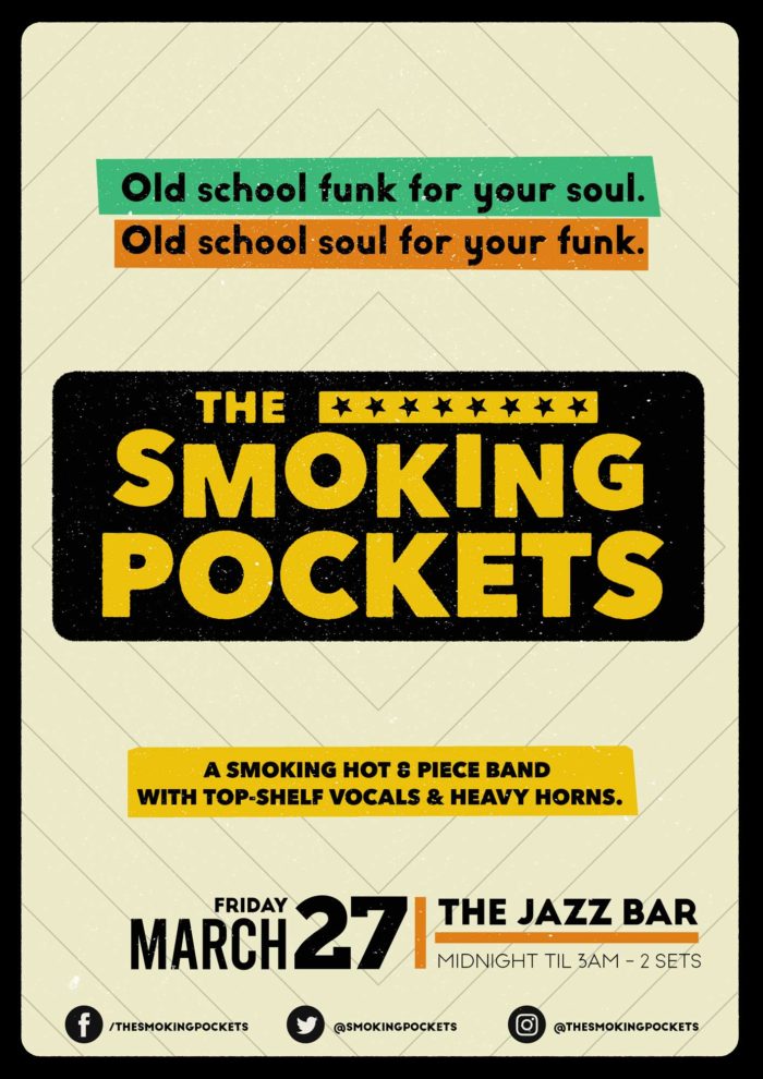 The Smoking Pockets - Live at The Jazz Bar poster